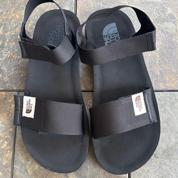 The North Face Black Slide Sandals Minimalist Design‎ main image 4